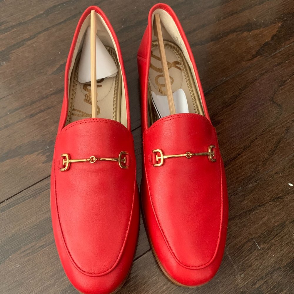 Sam Edelman Loraine Loafers, Bright Red, 7.5